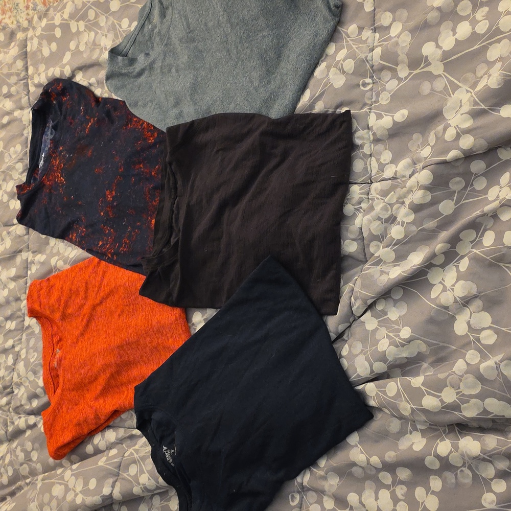 Bundle Of 5 Mens Ikd Navy Active Tshirts